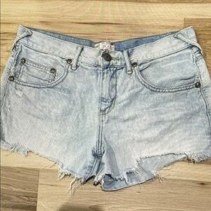 Free People Blue Cutoff Shorts Women’s 28